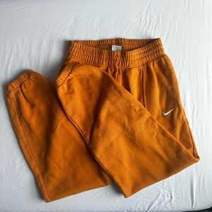 Nike Mens Orange Sweatpants